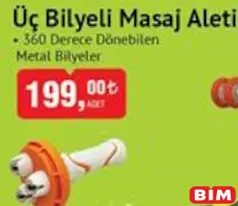 FOREVER ÜÇ BİLYELİ MASAJ ALETİ